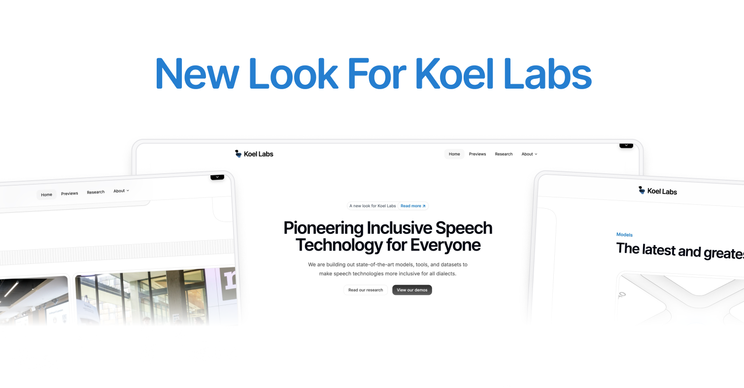 Cover image for blog post: A New Look for Koel Labs